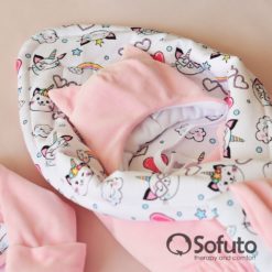 Caticorn Winter Newborn baby girl coming home outfit