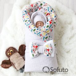 Animal travel Cold winter Newborn baby coming home outfit