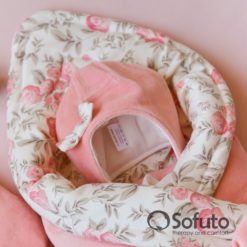 Vintage poudre Winter Newborn baby girl coming home outfit