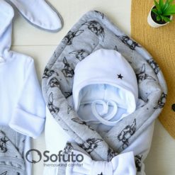 Rabbit Winter Newborn unisex baby coming home outfit