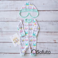 Bunny mint Cold winter Newborn baby coming home outfit