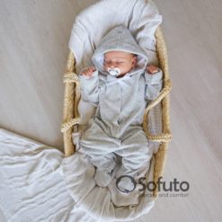 Light grey Winter Newborn unisex baby coming home outfit