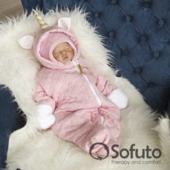 Magic unicorn Cold winter Newborn baby girl coming home outfit