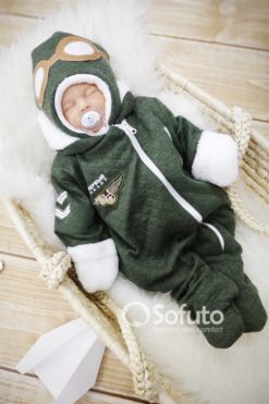 Aviator Cold winter Newborn baby boy coming home outfit