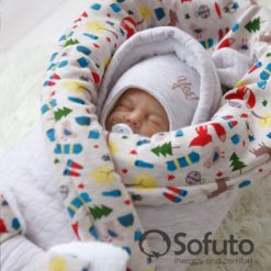 Animal travel Cold winter Newborn baby coming home outfit